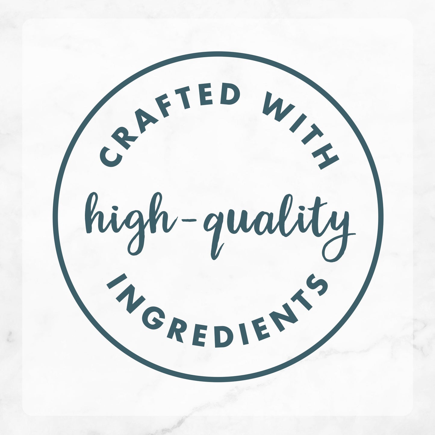 Crafted with high-quality ingredients