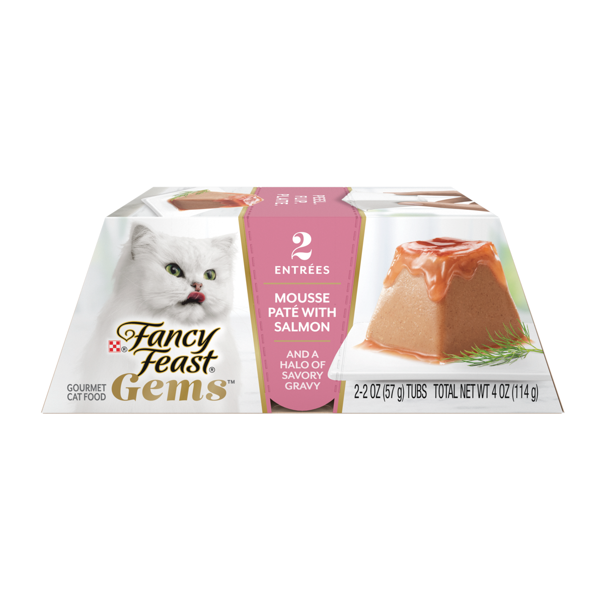 Dual pack of Gems Mousse Pate with Salmon