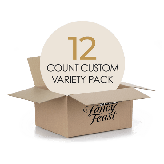 12 count custom Fancy Feast cat food variety pack