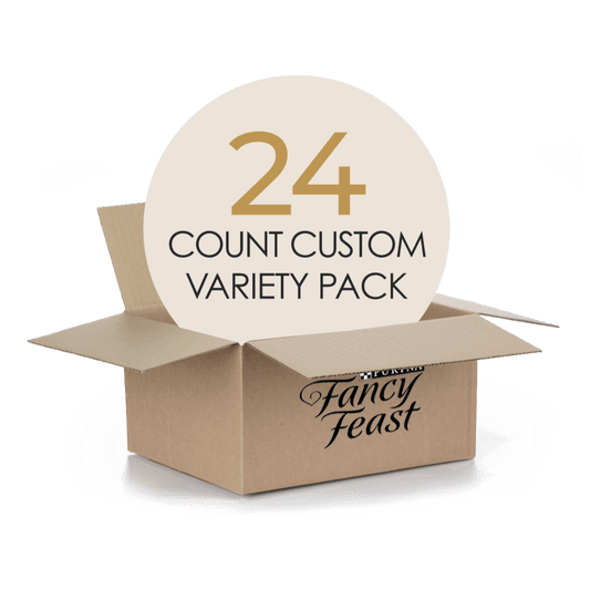24 count custom Fancy Feast cat food variety pack