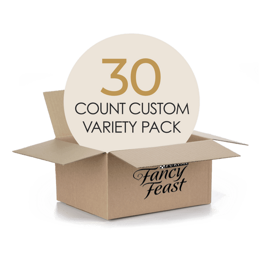 30 count custom Fancy Feast cat food variety pack