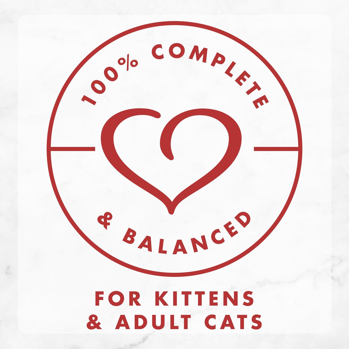 100% Complete and Balanced for kittens and adult cats