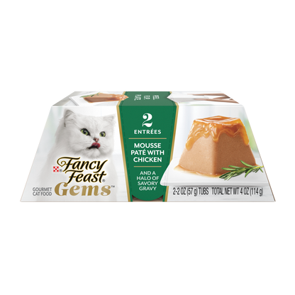 Dual pack of Gems Mousse Pate with chicken