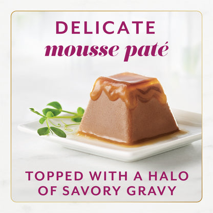 Delicate beef mousse pate topped with a halo of savory gravy