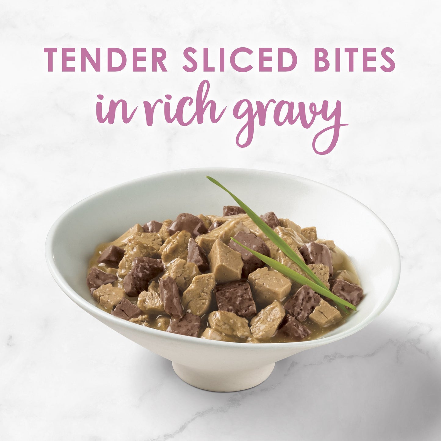 Tender sliced bites in rich gravy